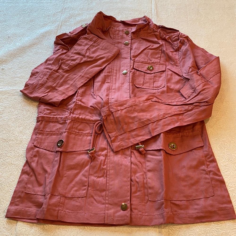 Cute pink autumn jacket